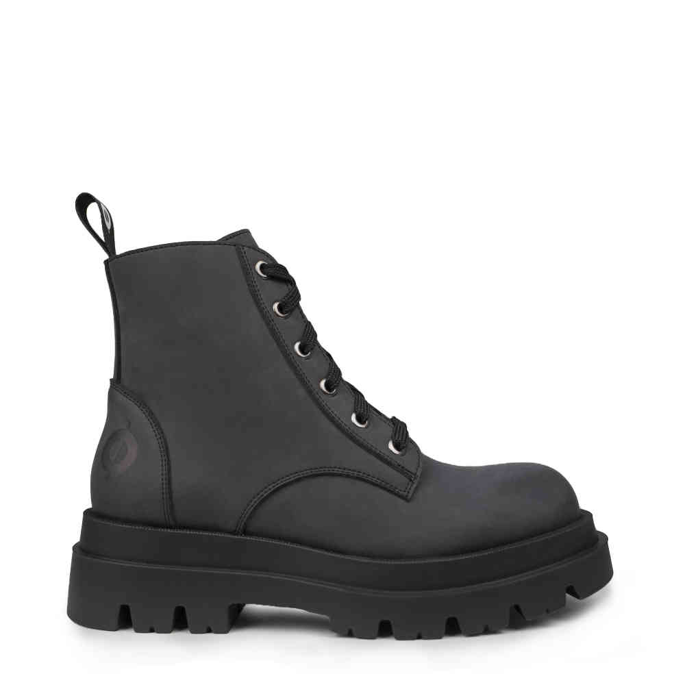 Altercore - Linden Vegan Nubuck Plateau Laarzen - Grijs